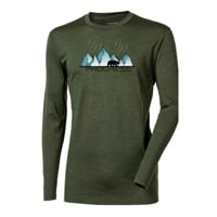  STIG "ICELAND" das Kinder Merino T-Shirt grau melange