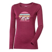 HELA "LANDSCAPE" dámské merino triko s dlouhým rukávem šedý melír