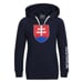 SK HOODY JR NAVY juniorská mikina tm.modrá