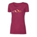 VINKA "MOUNTAINS" Damen Merino T-Shirt graum melange