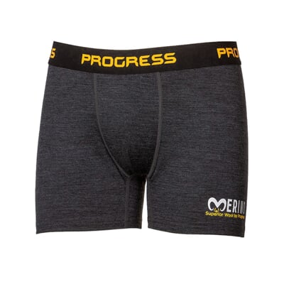 MW SKN mens merino boxers grey melange