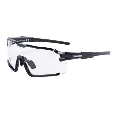 PULSAR PHC BLK Sportbrille mit photochromen Gläsern glänzend schwarz
