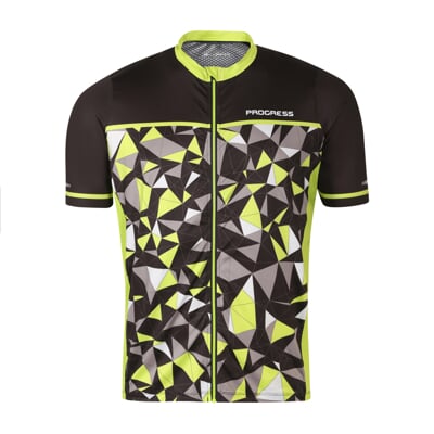 REPRESENT men's fullzip cycling jersey black/lime