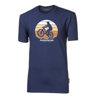 BARBAR "BIKER" das Bambus-T-Shirt für Herren dk.blau