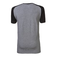 BRANDON men's bamboo T-shirt black/grey melange