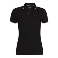 CASA das Bambus-Poloshirt für Damen schwarz
