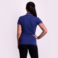 CASA das Bambus-Poloshirt für Damen dk.blau