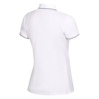 CASA das Bambus-Poloshirt für Damen weiß