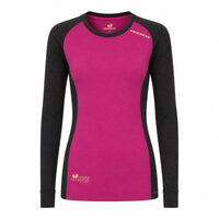 CC NDRZ Damen Funktions-Langarm-T-Shirt anthrazit/lila