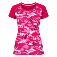 COMBAT LADY women's sports shirt wine red