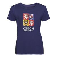 CZECH T-SHIRT LADY Bambus-T-Shirt für Damen blau