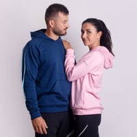 DOSSER das Herren-Kapuzensweatshirt blau