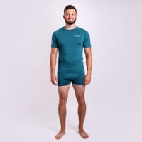E SKN 2-PACK set of men's boxer  black + green