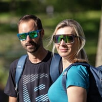 ENDURO GRN-R BLK/WHT die Sportbrille schwarz/weiss