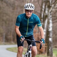 ENDURO PHC-BLU BLK Sportbrille mit phototropen Gläsern schwarz matt