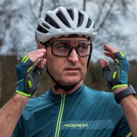 ENDURO PHC-BLU BLK Sportbrille mit phototropen Gläsern schwarz matt