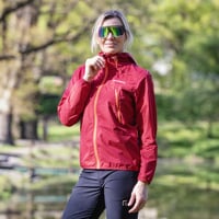 GLIDER LADY women's hooded jacket hibiscus
