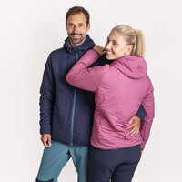 HERMES Wendejacke für Herren mit Merinowolle blackened blue/petrol