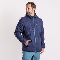 HERMES Wendejacke für Herren mit Merinowolle blackened blue/petrol