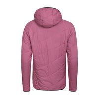 HESTIE Wendbare Damenjacke mit Merinowolle blackened blue/red violet