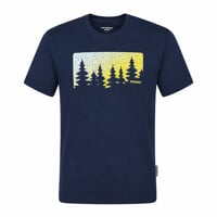 HRUTUR "FOREST" das Kurzarmhemd navy