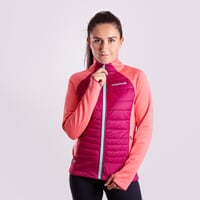 HYBERNIA die Hybrid-Jacke burgunderrot