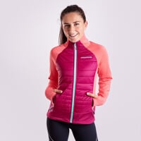 HYBERNIA die Hybrid-Jacke burgunderrot