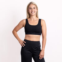 LAMIA BRA women's sports bra black