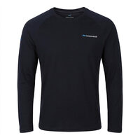 MT TDR 250 pánské merino triko s dlouhým rukávem černo-modrá