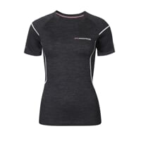 MW NKRZ 170 das Damen Merino Funktions-T-Shirt schwarz melange