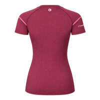MW NKRZ das Damen Merino Funktions-T-Shirt plum melange