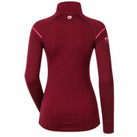 MW NRZZ der Merino Damen-Funktionsrollkragen plum melange