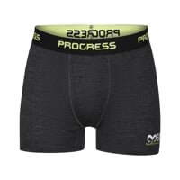 MW SKN mens merino boxers black melange