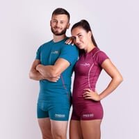 MW SKN mens merino boxers petroleum melange