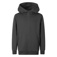 ORIGINAL FIT ZIP HOODY JR die Junior-Trainings-Jacke anthracite