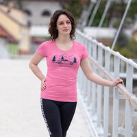 OS LIBERTA "BEETLE" ladie's bamboo T-shirt pink
