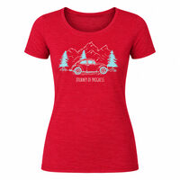 OS LIBERTA "BEETLE" ladie's bamboo T-shirt wine red