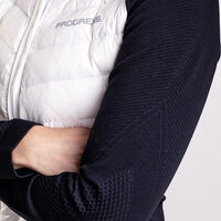 PARTIA women's hybrid jacket black/white