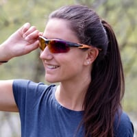 SAFARI RED-R BLK/ORG die Sport-Sonnenbrille schwarz/orange