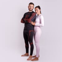 SEAMLESS-BAMBOO SET LADIES dámské bambusové termoprádlo vínová/růžová