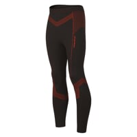 SEAMLESS-BAMBOO SET MEN men's thermal underwear black/orange