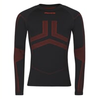 SEAMLESS-BAMBOO SET MEN men's thermal underwear black/orange