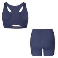 Set ZORA BRA + MINISHORTS blau