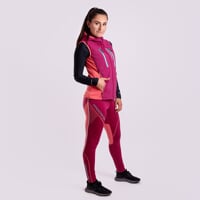 SNOWCAT women's winter elastic pants wine red/pink