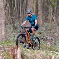 SOLAR pánský cyklistický dres černá