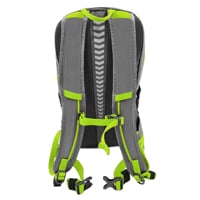 SPEED 15 der Fahrradrucksack grau/lime