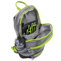 SPEED 15 der Fahrradrucksack grau/lime