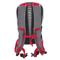 SPEED 15 der Fahrradrucksack grau/rot