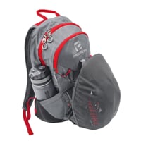 SPEED 15 der Fahrradrucksack grau/rot