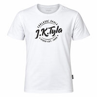 T-shirt men's white bamboo elementary school J.K.TYLA white A